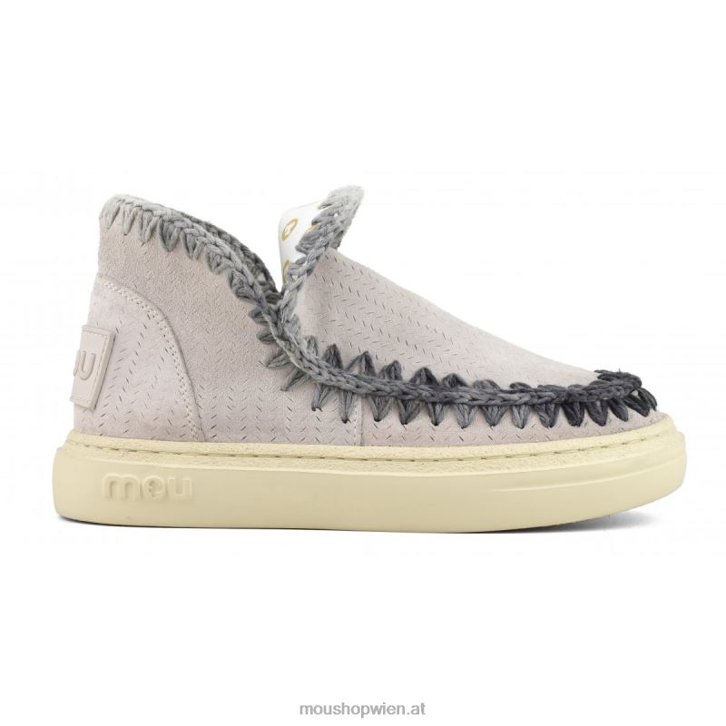 Frauen Auffällige Sneaker-Nähte Mou P660X90 Kreide