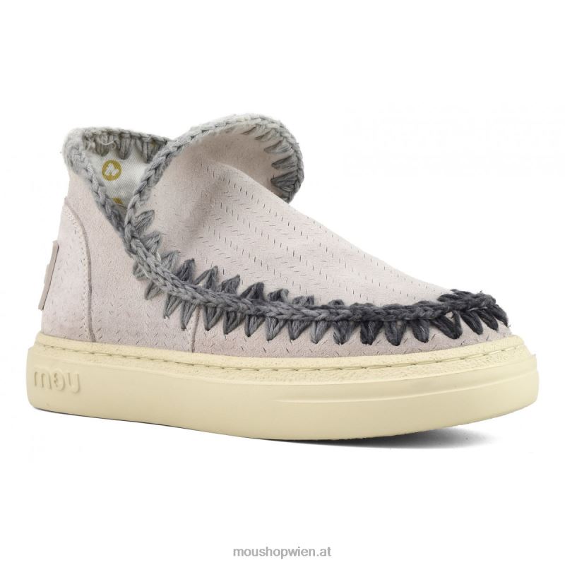 Frauen Auffällige Sneaker-Nähte Mou P660X90 Kreide