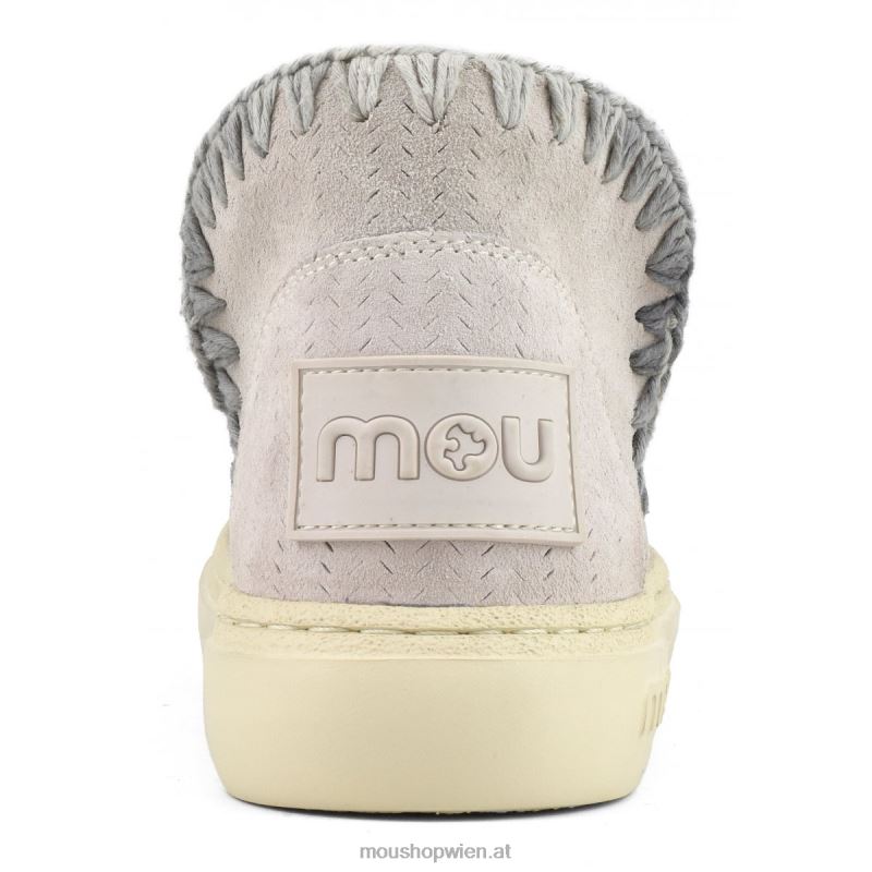 Frauen Auffällige Sneaker-Nähte Mou P660X90 Kreide