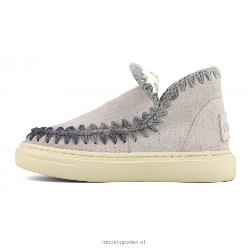 Frauen Auffällige Sneaker-Nähte Mou P660X90 Kreide