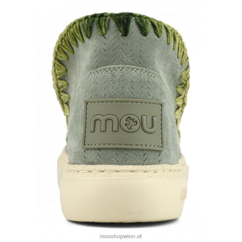 Frauen Auffällige Sneaker-Nähte Mou P660X91 Sommersalbei