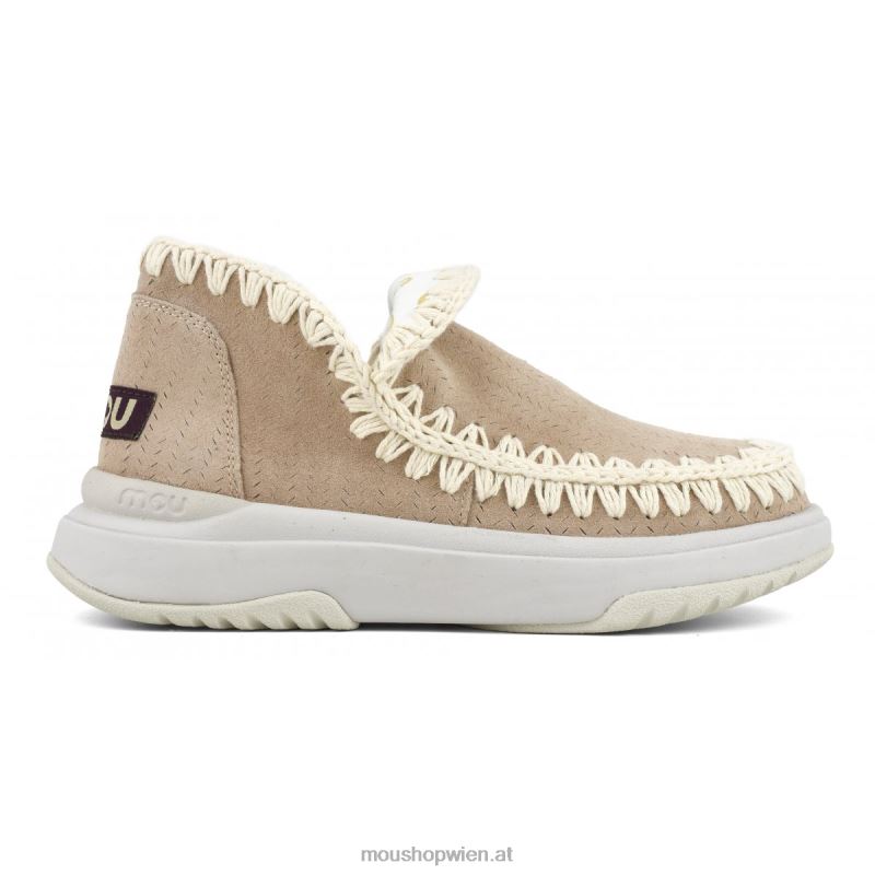 Frauen Jogger Wildleder Mou P660X103 rosa Sand (Flussmittel)