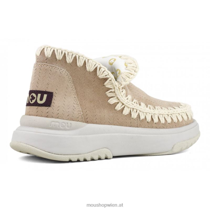 Frauen Jogger Wildleder Mou P660X103 rosa Sand (Flussmittel)