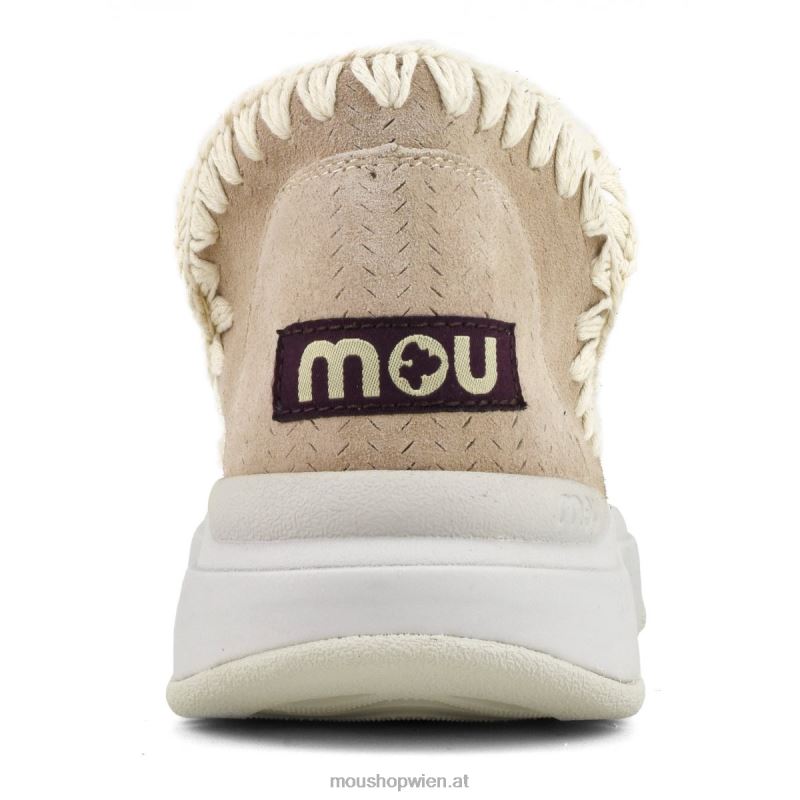 Frauen Jogger Wildleder Mou P660X103 rosa Sand (Flussmittel)