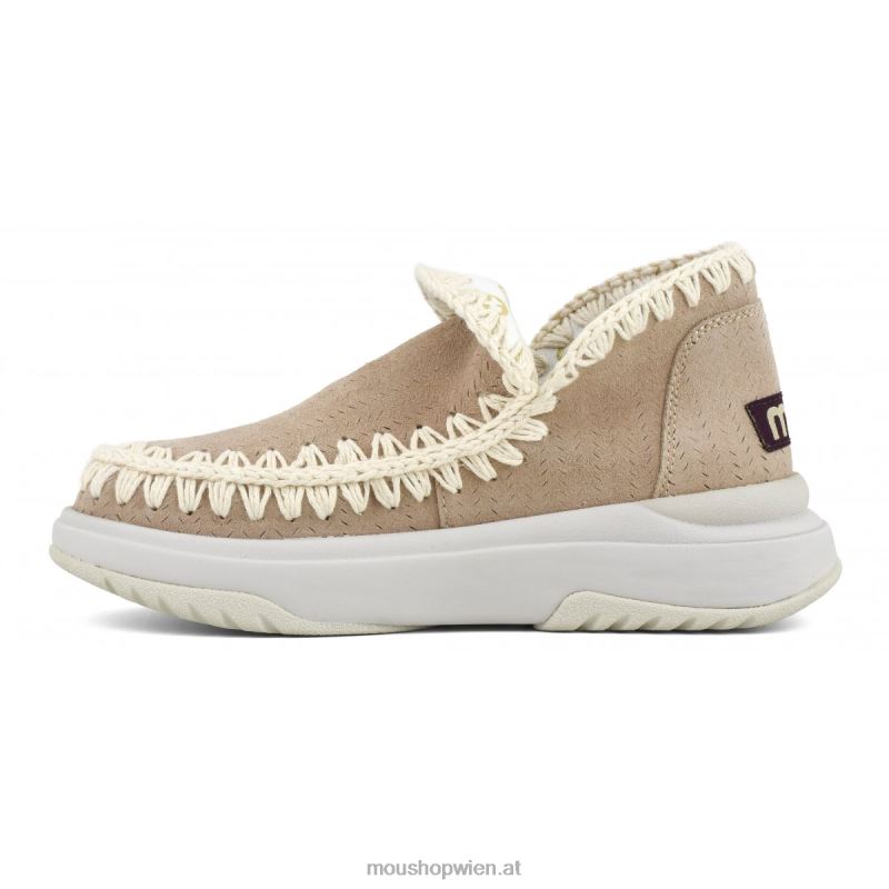 Frauen Jogger Wildleder Mou P660X103 rosa Sand (Flussmittel)