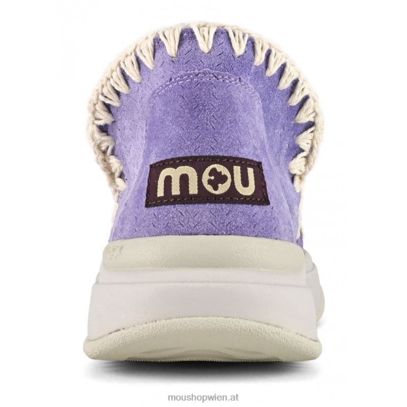 Frauen Jogger Wildleder Mou P660X104 Glicine