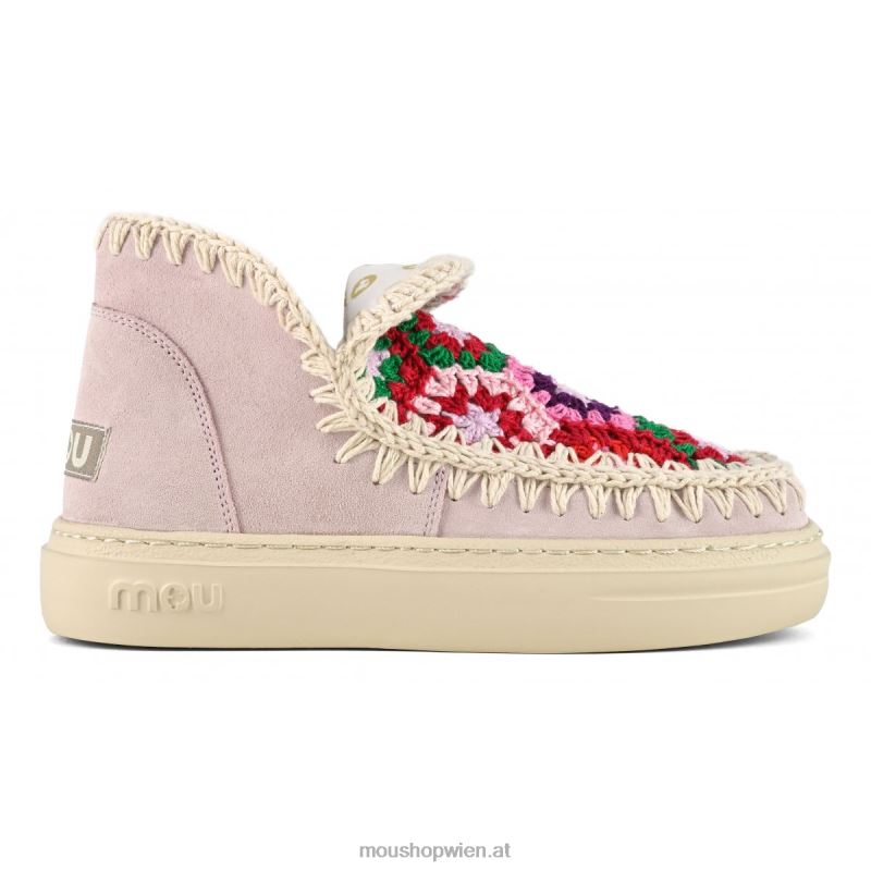 Frauen auffälliges Häkelobermaterial Mou P660X79 Pulver