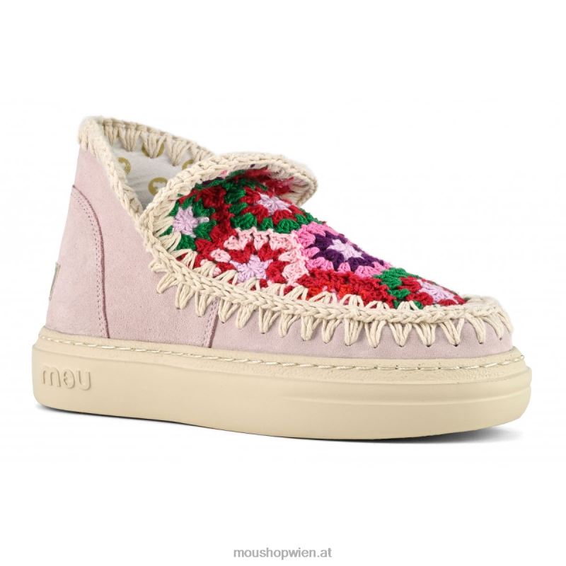 Frauen auffälliges Häkelobermaterial Mou P660X79 Pulver