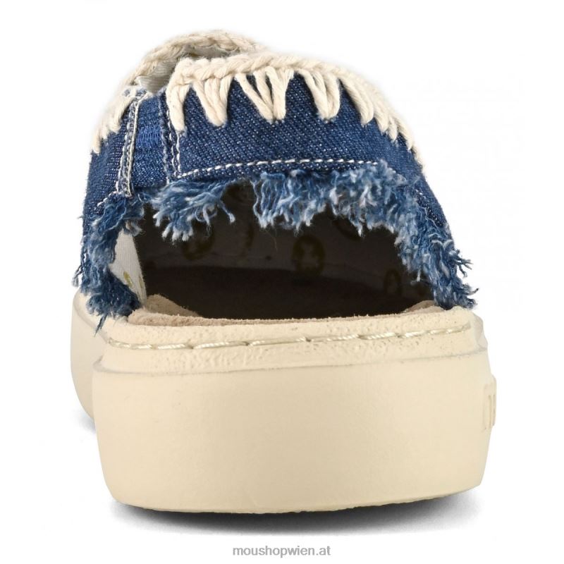 Frauen kühner Clog Mou P660X97 Denim