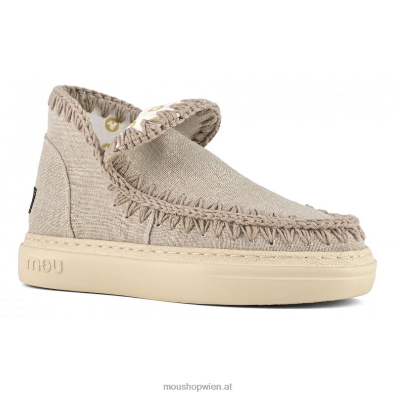 Frauen kräftiger Glitzer-Hanf Mou P660X86 Sand