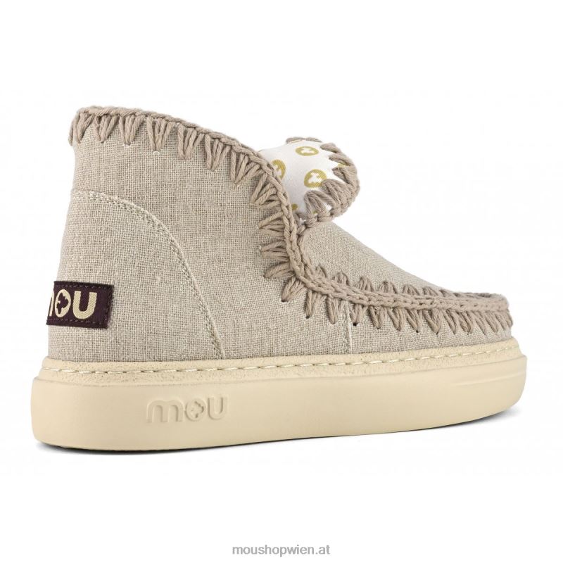 Frauen kräftiger Glitzer-Hanf Mou P660X86 Sand