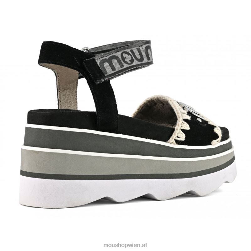 Frauen Eva-Keil Mou P660X171 Schwarz