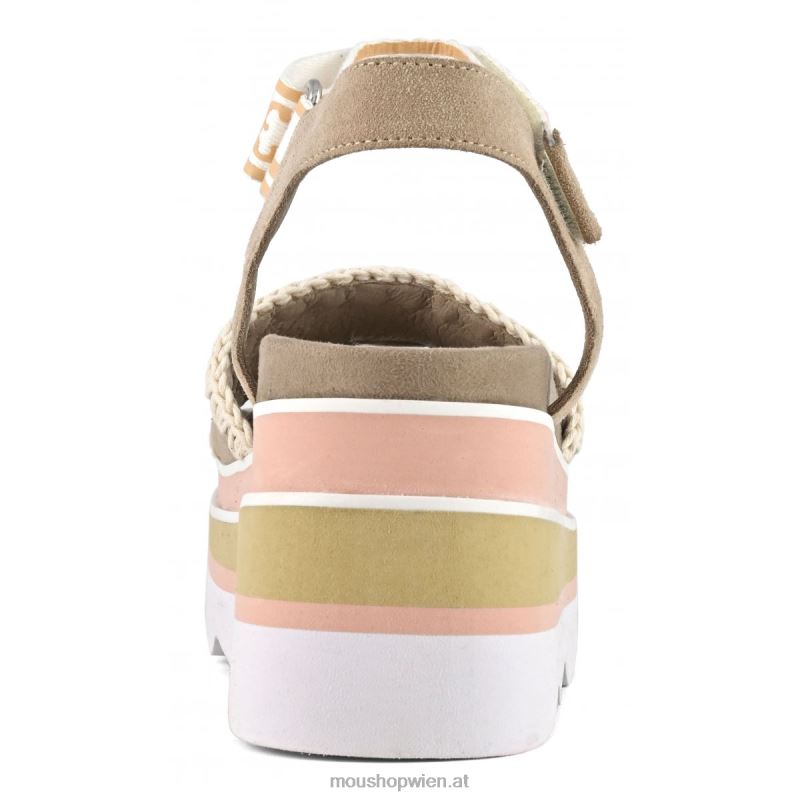 Frauen Eva-Keil Mou P660X172 rosa Sand (Flussmittel)