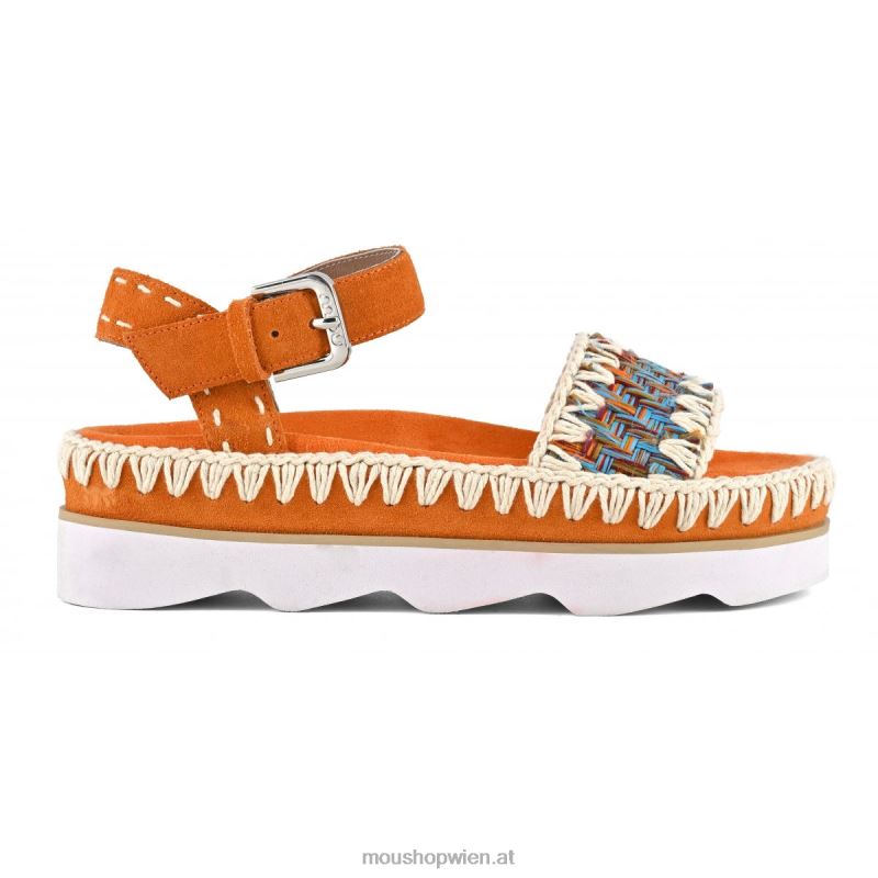 Frauen High-EVA-Bio-Sandale Mou P660X170 Mehrfarben