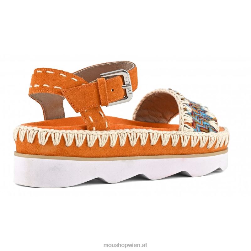 Frauen High-EVA-Bio-Sandale Mou P660X170 Mehrfarben