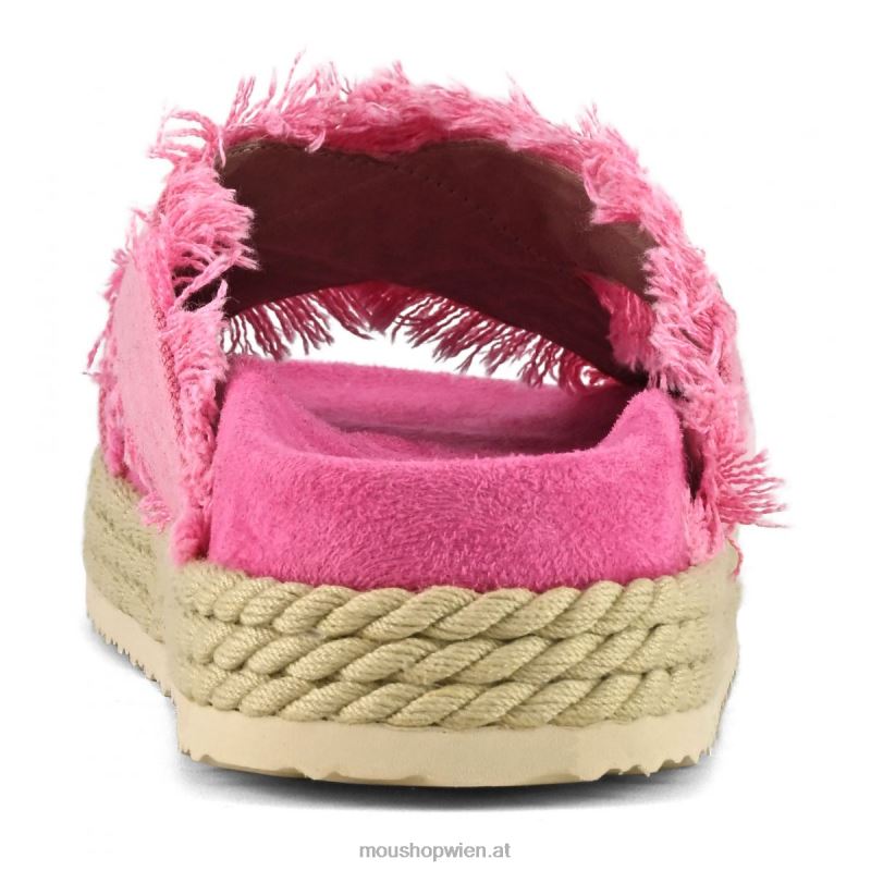 Frauen Seil-Bio-Sandale überkreuzt Mou P660X134 rwfux