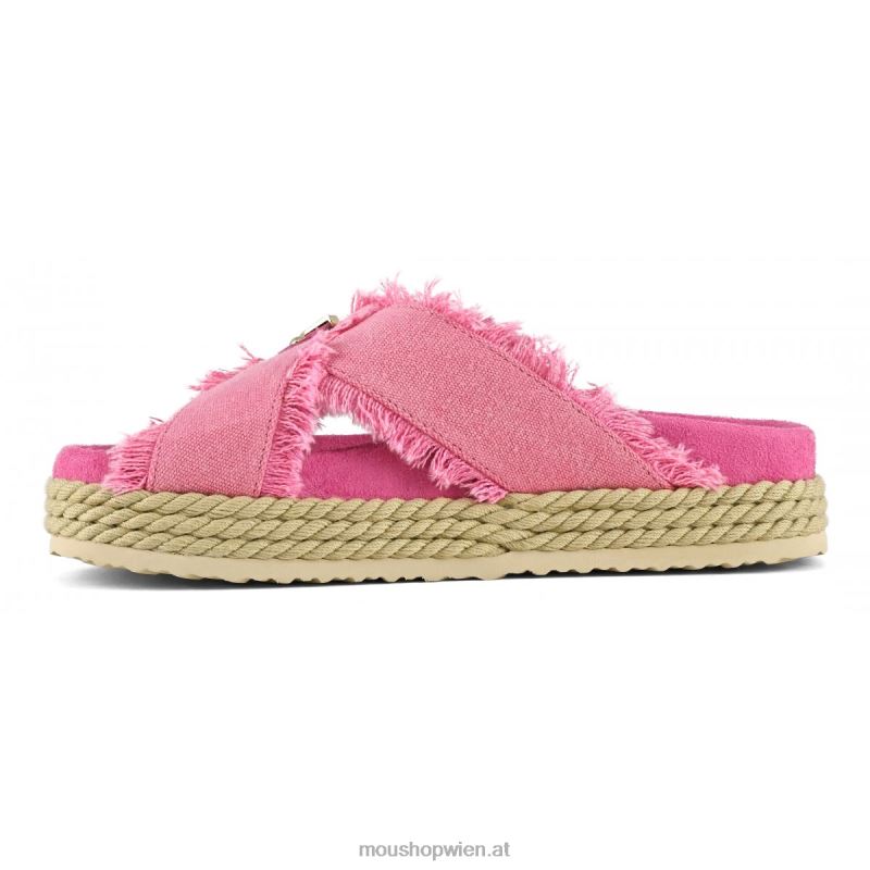 Frauen Seil-Bio-Sandale überkreuzt Mou P660X134 rwfux