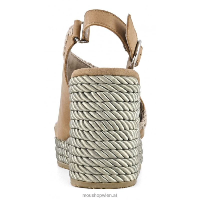 Frauen Seilkeil Mou P660X204 cuoio