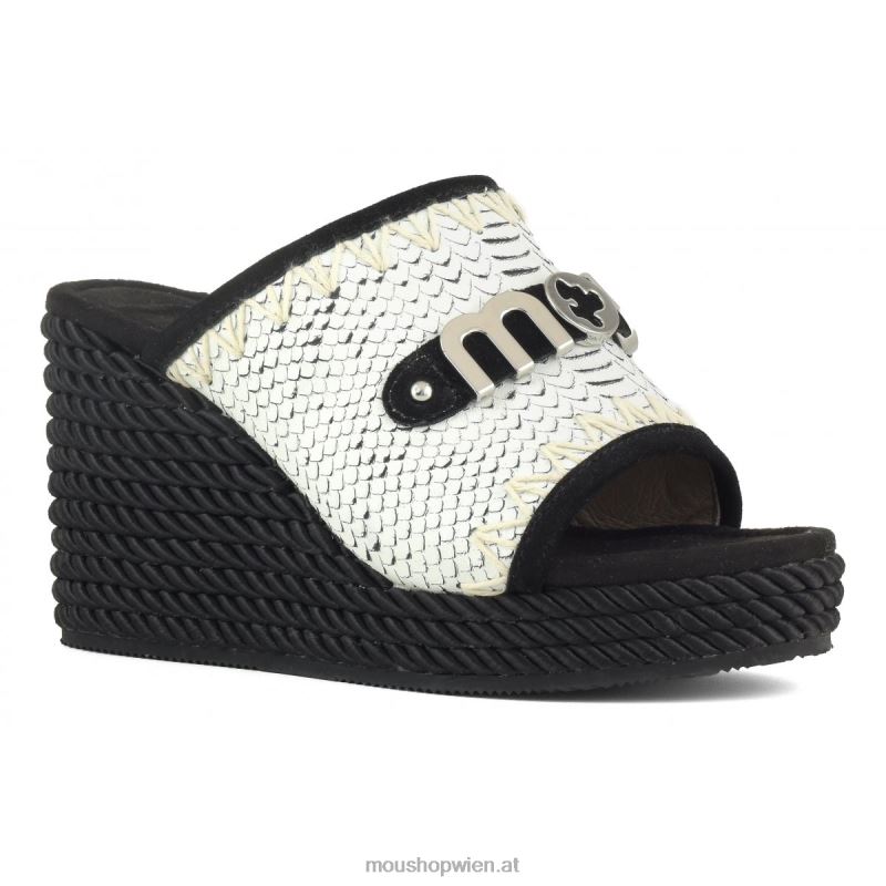 Frauen Seilkeil Mou P660X206 Weiss