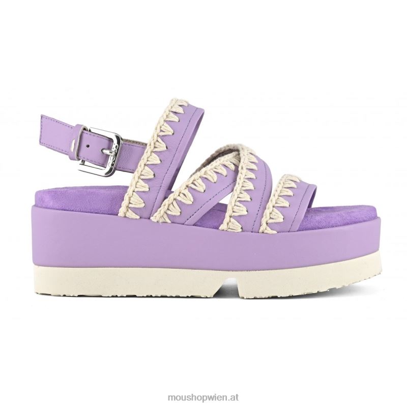Frauen japanische Flachform Mou P660X184 lila