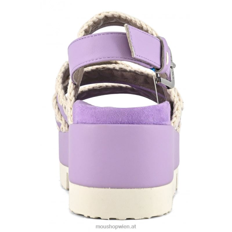 Frauen japanische Flachform Mou P660X184 lila