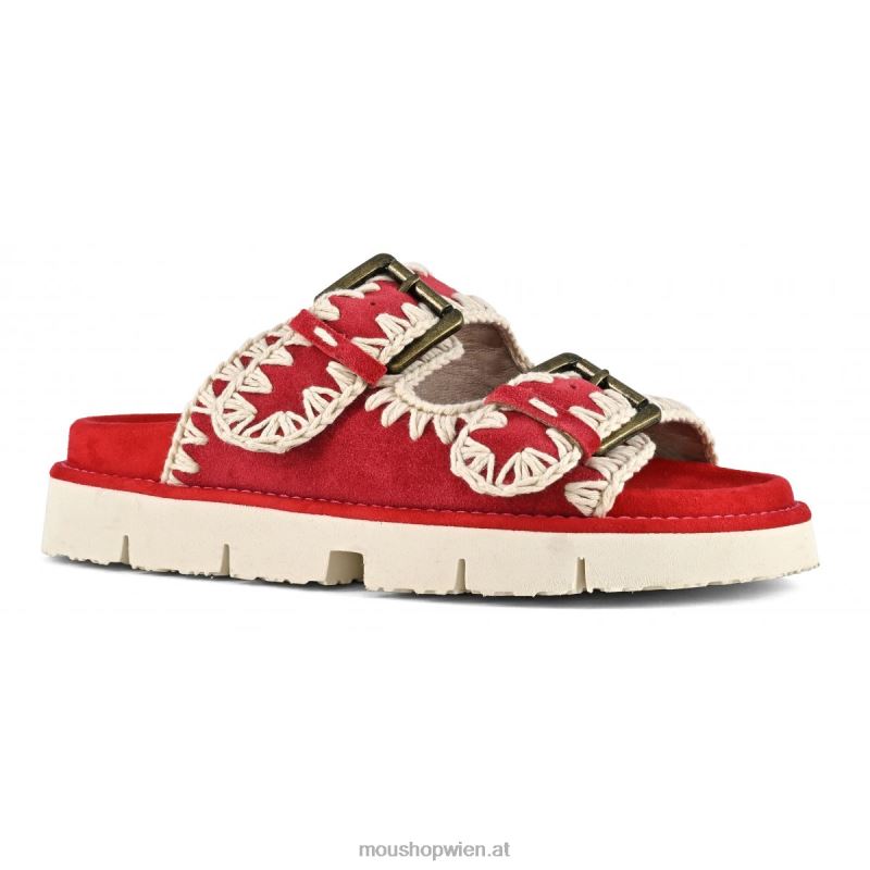 Frauen neue Bio mit Schnallen Mou P660X122 corda