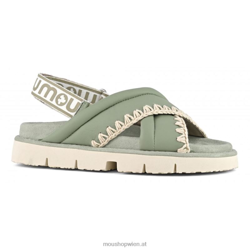 Frauen neues Bio-Criss-Cross-Obermaterial Mou P660X157 Sommersalbei