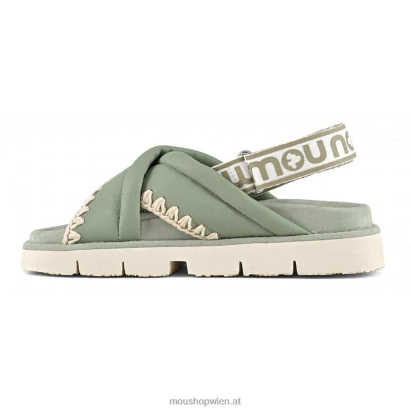 Frauen neues Bio-Criss-Cross-Obermaterial Mou P660X157 Sommersalbei