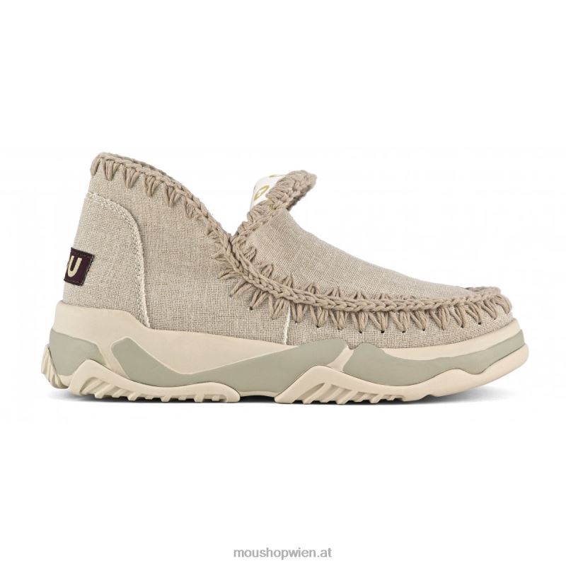 Frauen Gewebtes Eskimo-Trainer-Etikett Mou P660X62 Sand