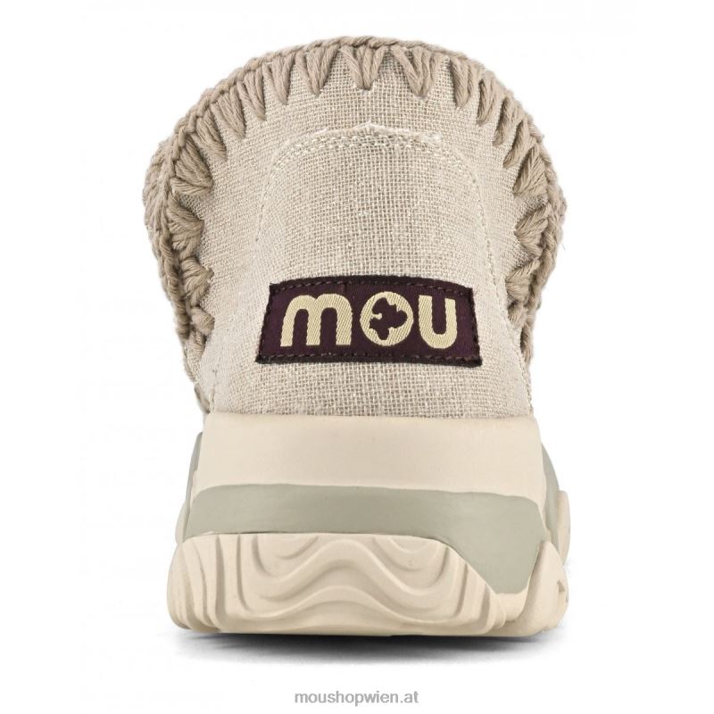 Frauen Gewebtes Eskimo-Trainer-Etikett Mou P660X62 Sand