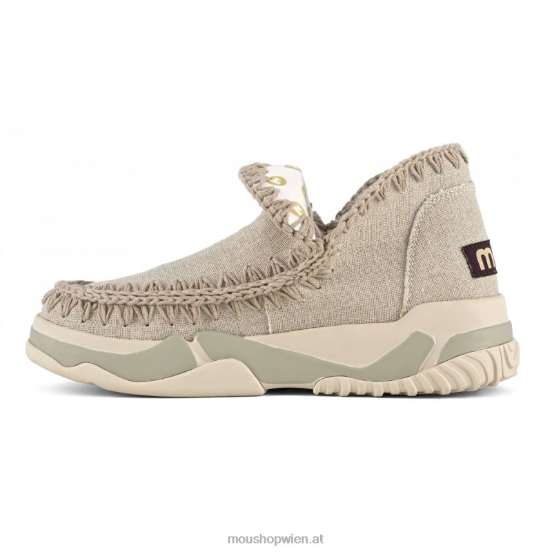Frauen Gewebtes Eskimo-Trainer-Etikett Mou P660X62 Sand