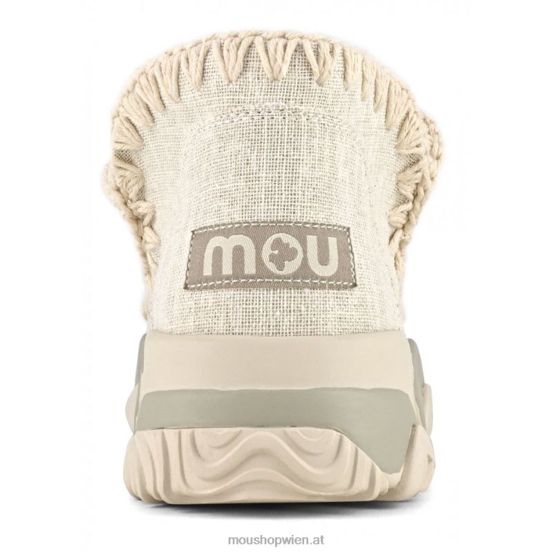 Frauen Gewebtes Eskimo-Trainer-Etikett Mou P660X63 Crudo