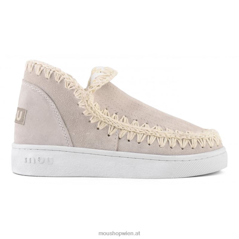 Frauen Sommer-Eskimo-Sneaker Mou P660X8 Kreide