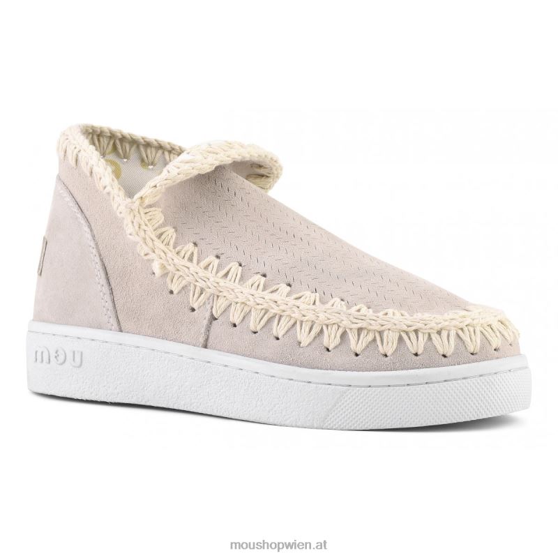 Frauen Sommer-Eskimo-Sneaker Mou P660X8 Kreide