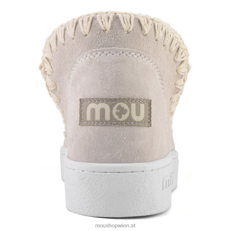 Frauen Sommer-Eskimo-Sneaker Mou P660X8 Kreide