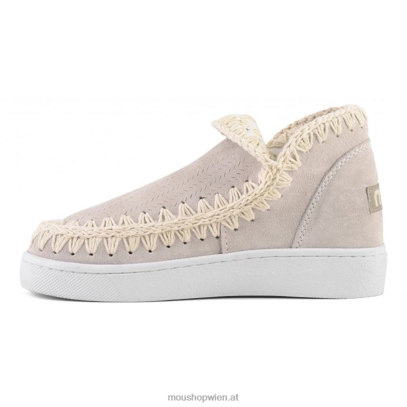 Frauen Sommer-Eskimo-Sneaker Mou P660X8 Kreide