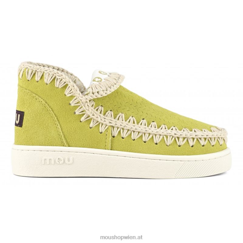 Frauen Sommer-Eskimo-Sneaker Mou P660X9 Kalk