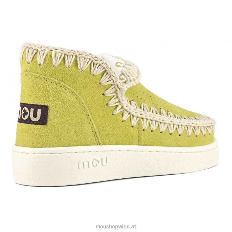 Frauen Sommer-Eskimo-Sneaker Mou P660X9 Kalk