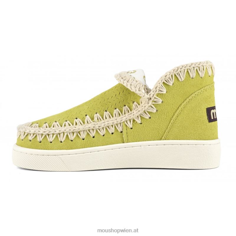 Frauen Sommer-Eskimo-Sneaker Mou P660X9 Kalk
