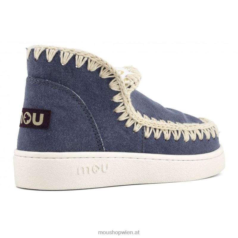 Frauen Sommer-Sneaker aus Bio-Canvas Mou P660X22 rwnav