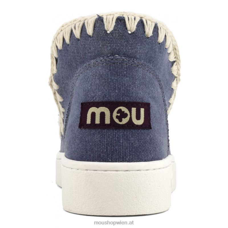 Frauen Sommer-Sneaker aus Bio-Canvas Mou P660X22 rwnav