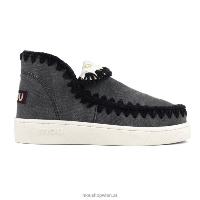 Frauen Sommer-Sneaker aus Bio-Canvas Mou P660X25 rwbla