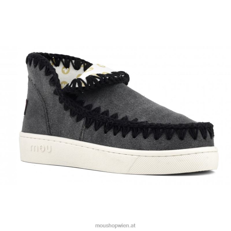 Frauen Sommer-Sneaker aus Bio-Canvas Mou P660X25 rwbla