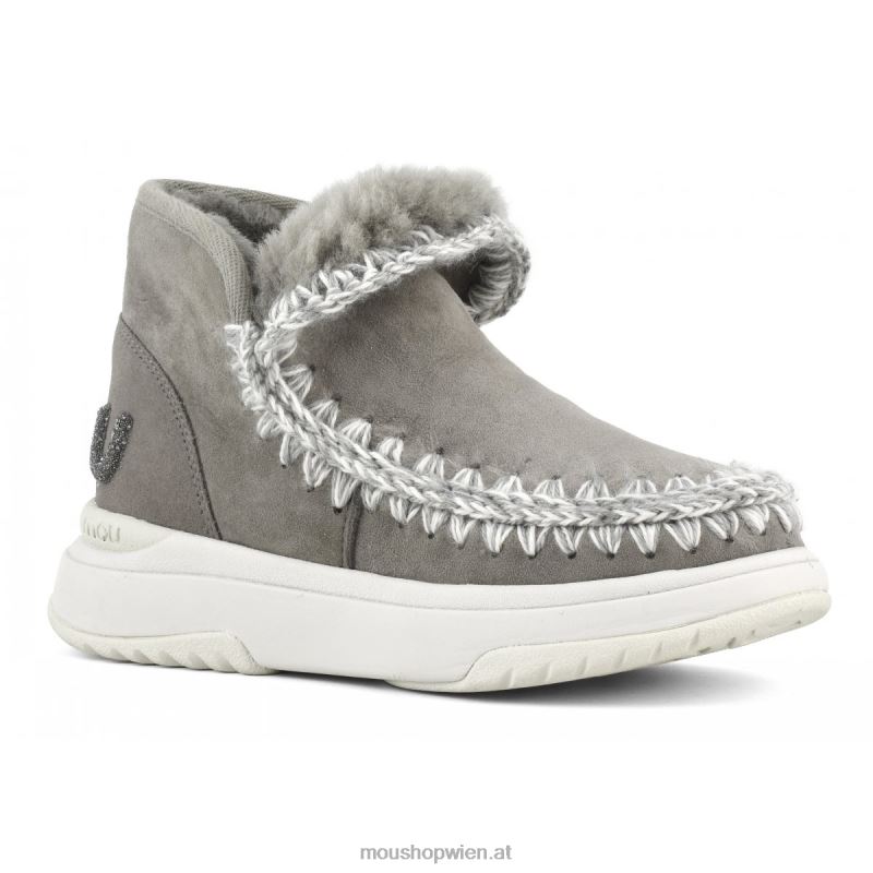 Frauen Eskimo-Jogger-Glitzer-Logo Mou P660X759 neues Grau