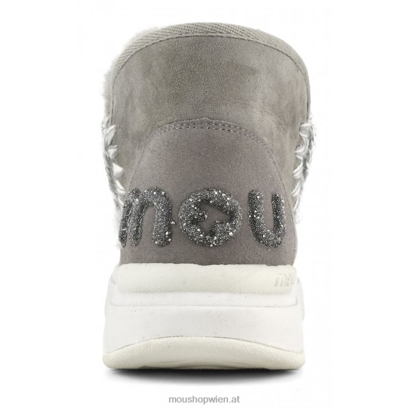 Frauen Eskimo-Jogger-Glitzer-Logo Mou P660X759 neues Grau