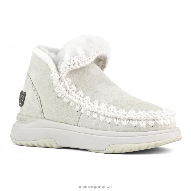 Frauen Eskimo-Jogger-Glitzer-Logo Mou P660X765 Weißbirke