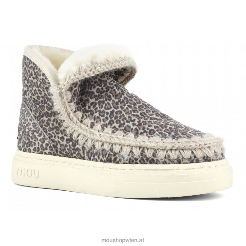 Frauen Eskimo-Sneaker Bold 738 Mou P660X738 kleines Gepardenleder