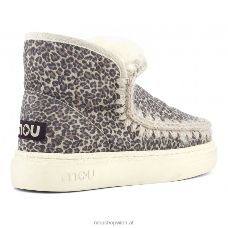 Frauen Eskimo-Sneaker Bold 738 Mou P660X738 kleines Gepardenleder