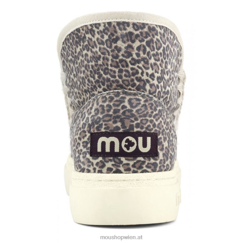 Frauen Eskimo-Sneaker Bold 738 Mou P660X738 kleines Gepardenleder