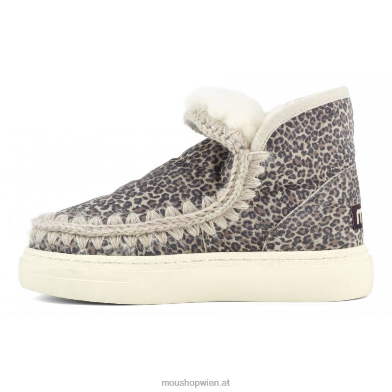 Frauen Eskimo-Sneaker Bold 738 Mou P660X738 kleines Gepardenleder